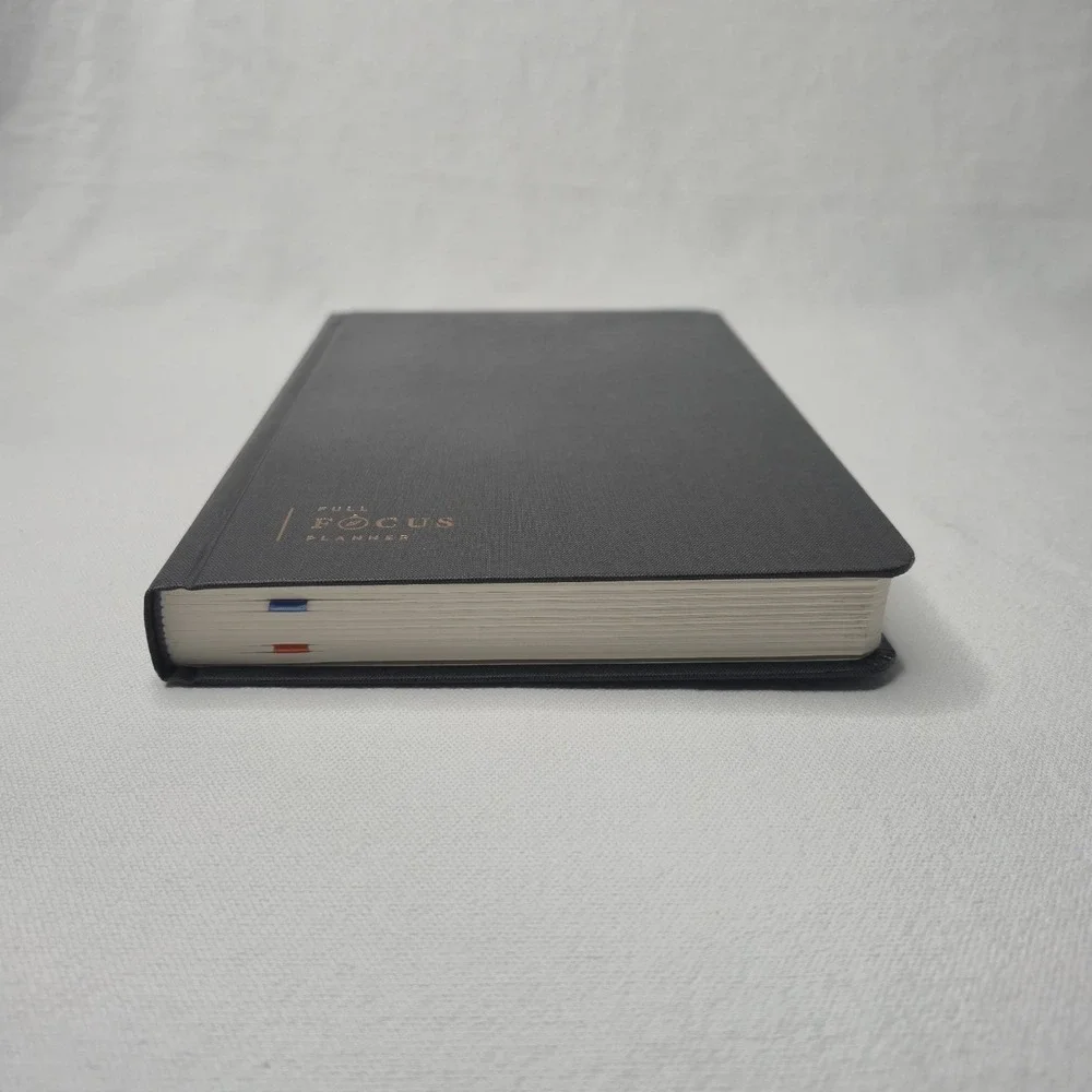 FULL FOCUS PLANNER Michael Hyatt Linen Hardcover Journal Black NEW + Bonus READ!